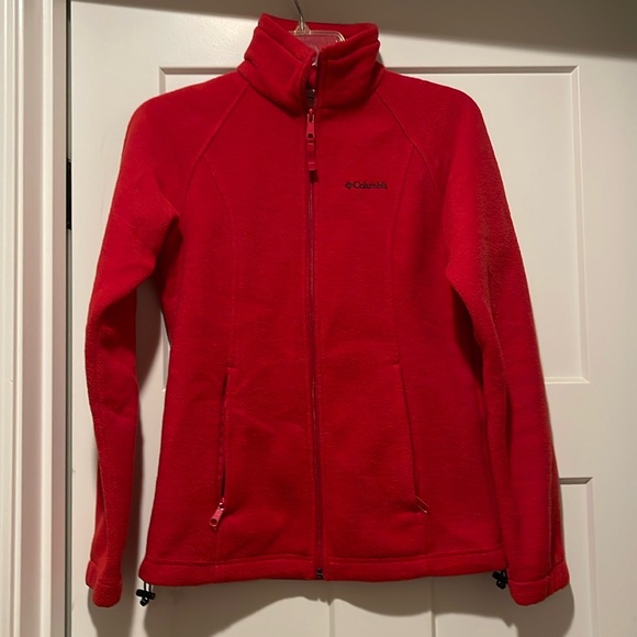 Columbia women’s extra small fleece jacket - red - Picture 1 of 5
